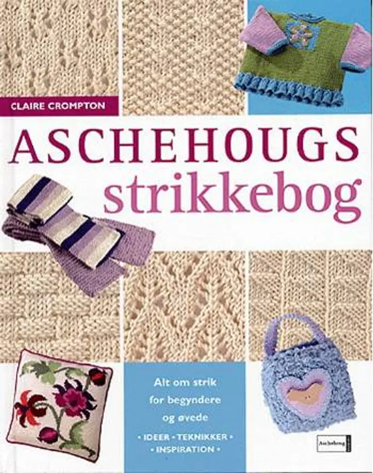 Aschehougs strikkebog af Claire Crompton