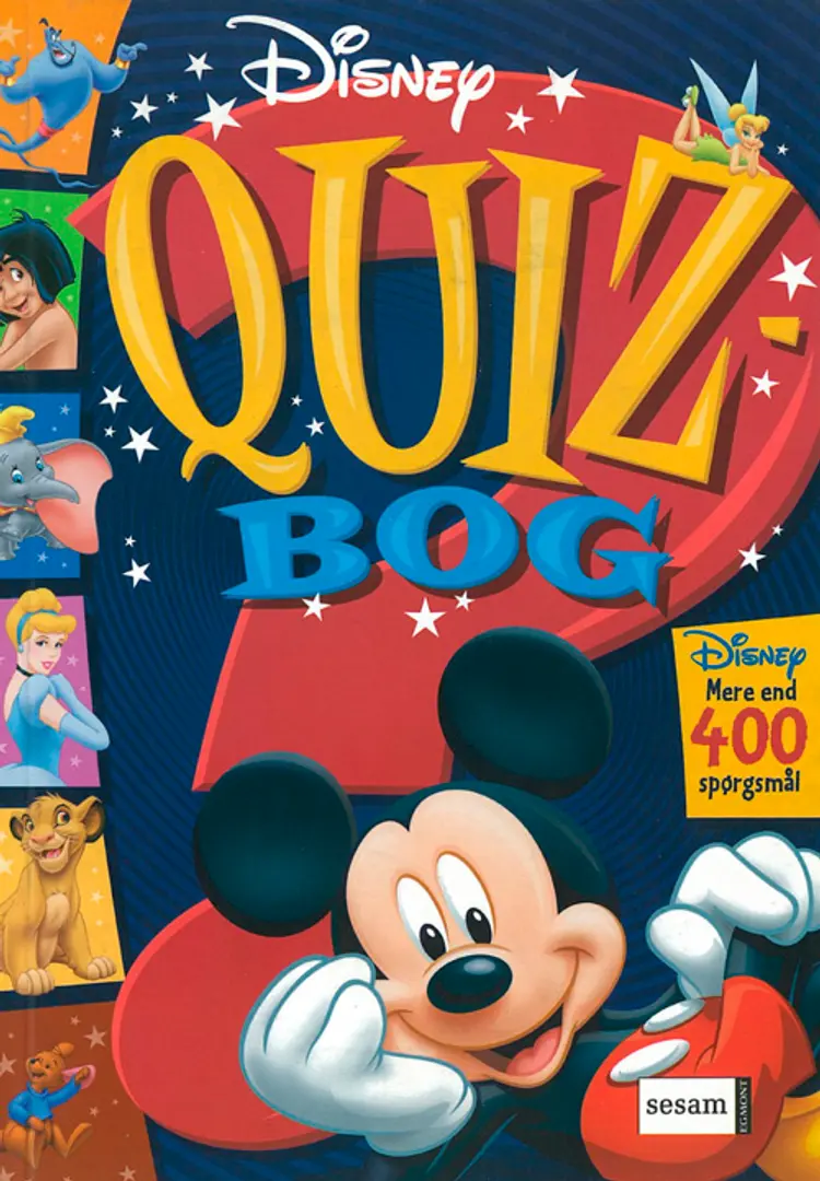 Disney quiz-bog af Astrid Pejtersen