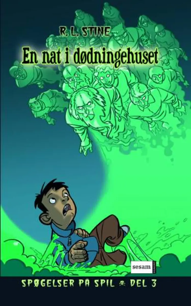 En nat i dødningehuset af R. L. Stine