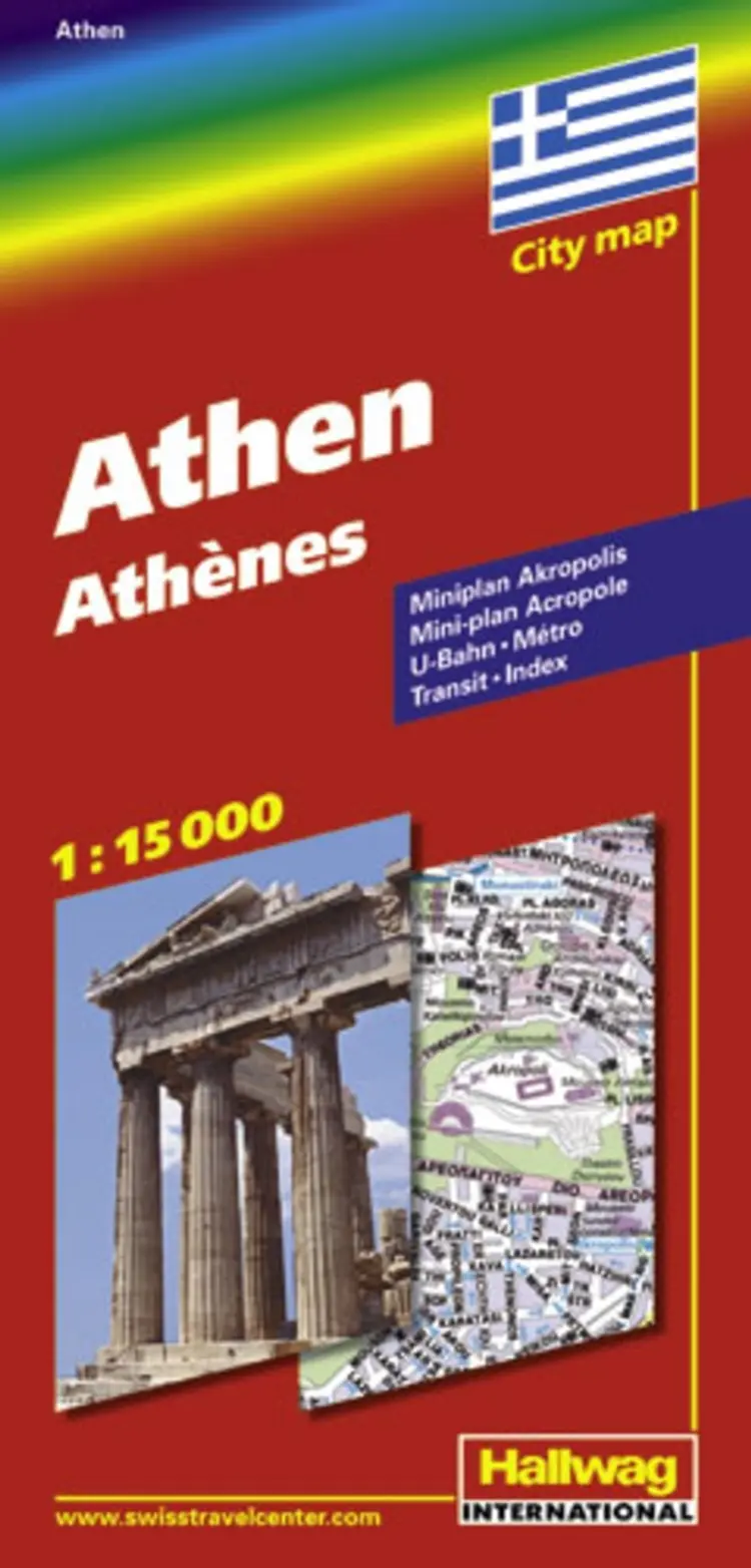 Hallwag, bykort, Athen