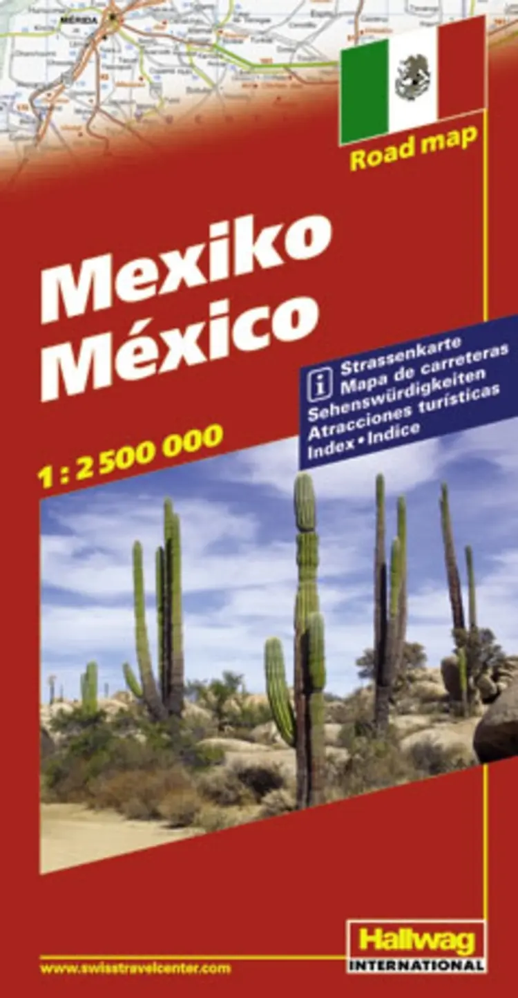 Hallwag, vejkort, Mexico