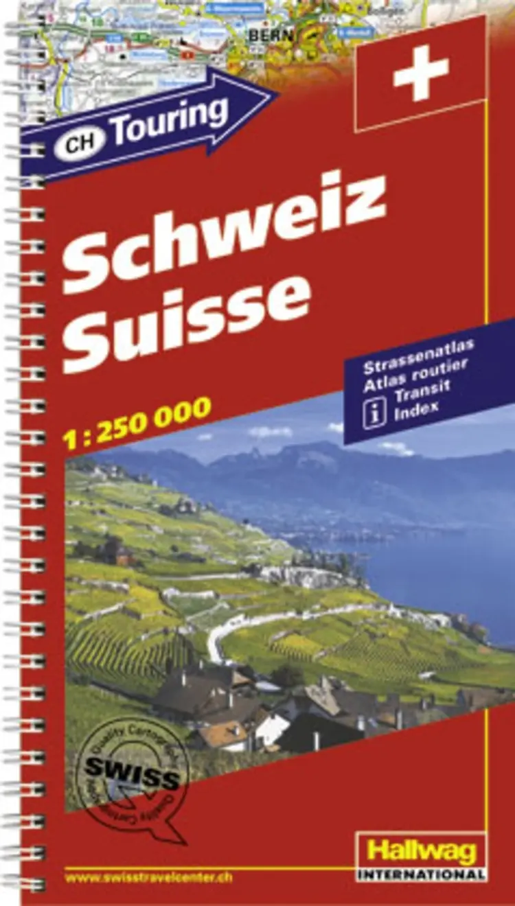 Hallwag, kortbog, Schweiz