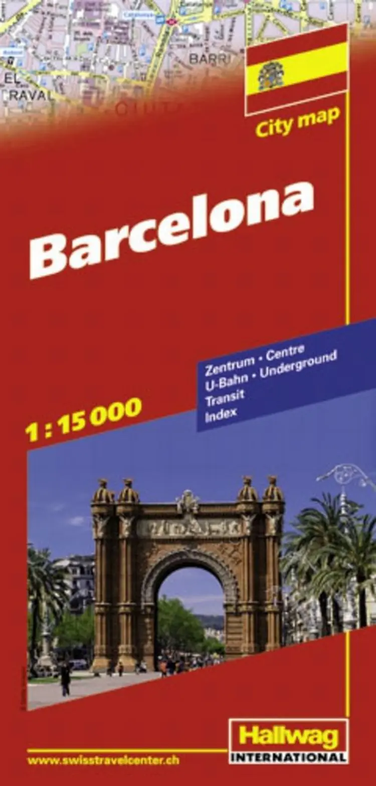 Hallwag, bykort, Barcelona