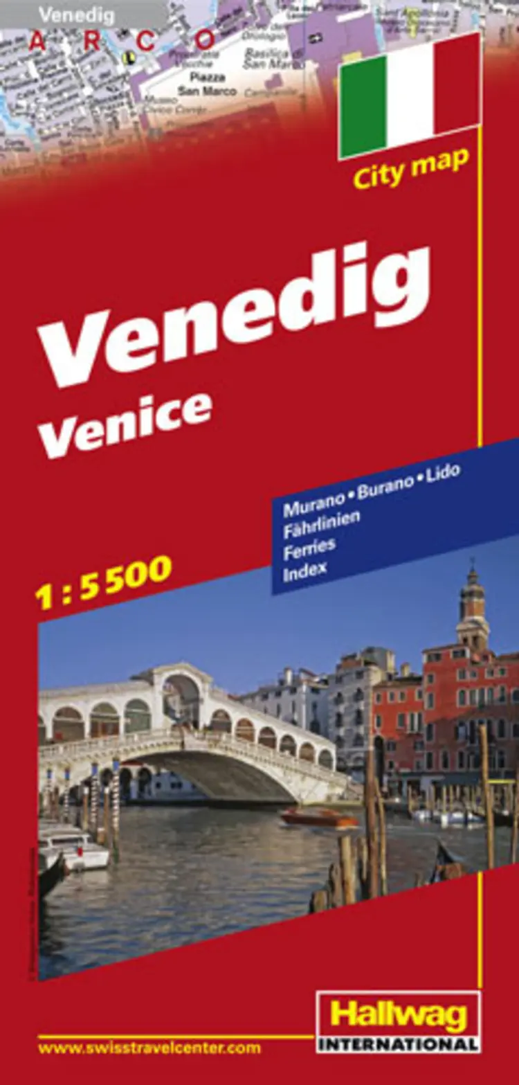 Hallwag, bykort, Venedig