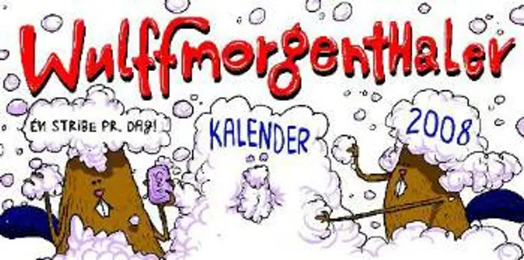 Wulffmorgenthaler - dag til dag kalender 2008 af Mikael Wulff