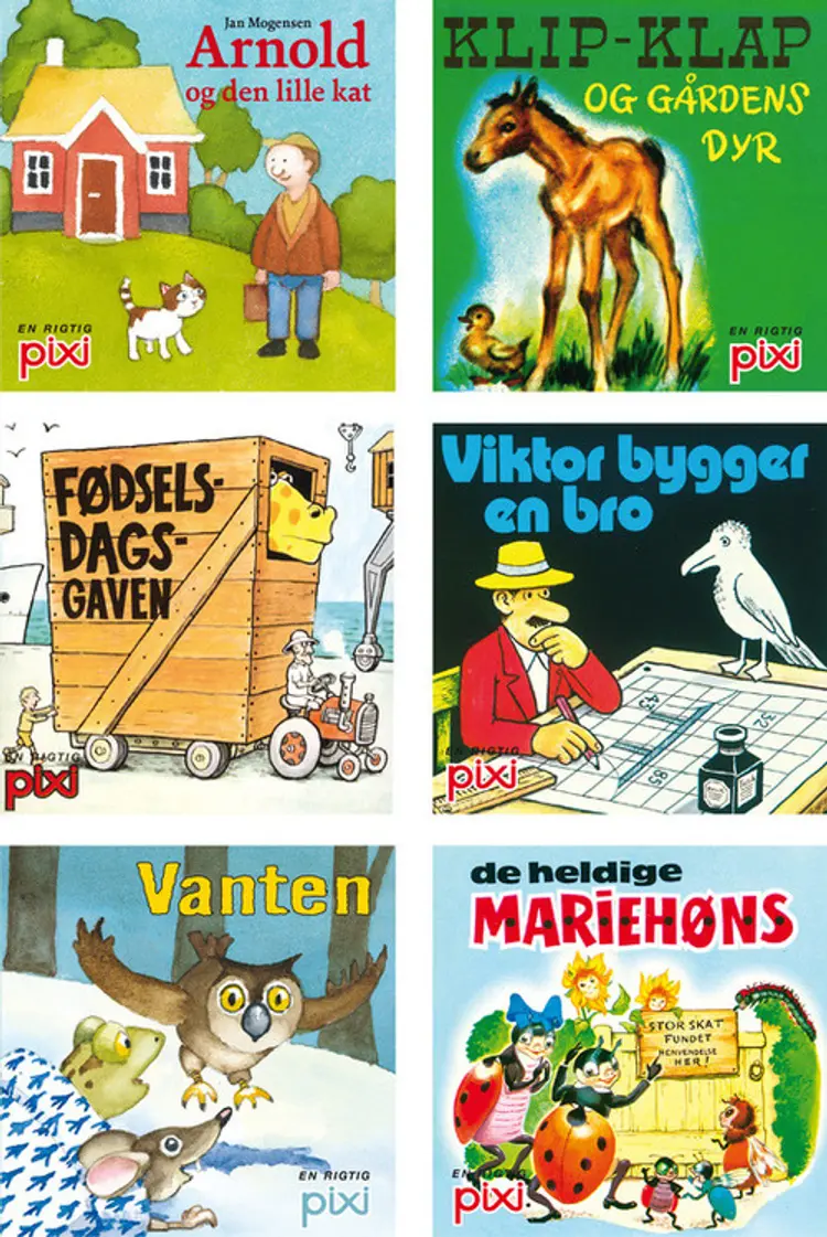 Pixi serie 124 - 6 klassiske historier af Jan Mogensen