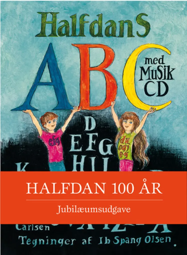 Halfdans abc med musik cd af Halfdan Rasmussen