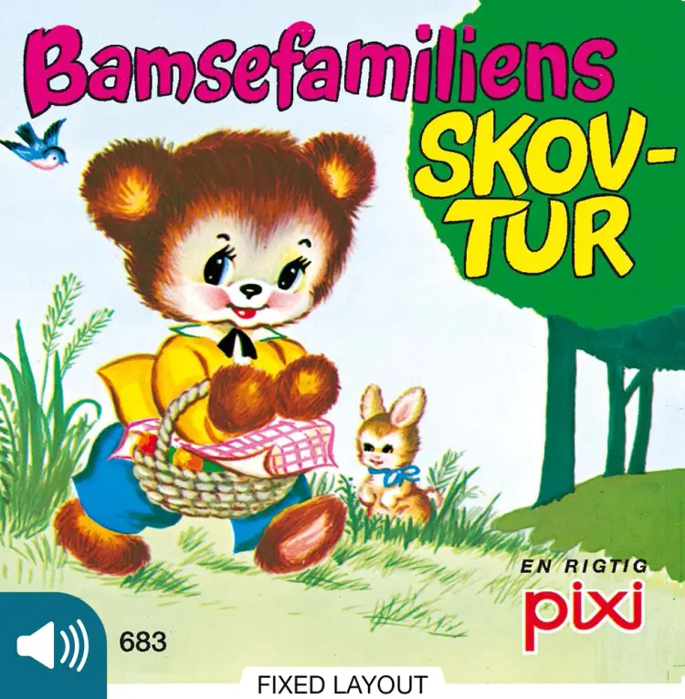 Bamsefamiliens skovtur af Pixi