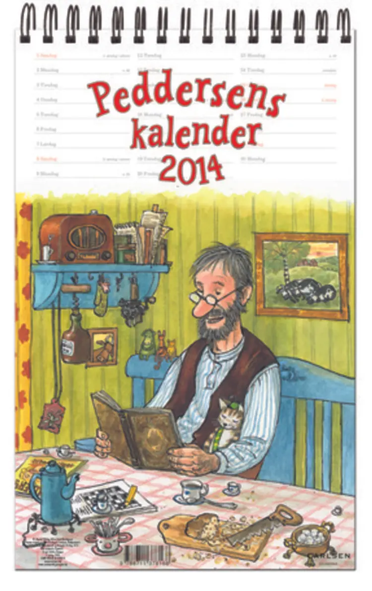 Peddersen kalender 2014 af Sven Nordqvist