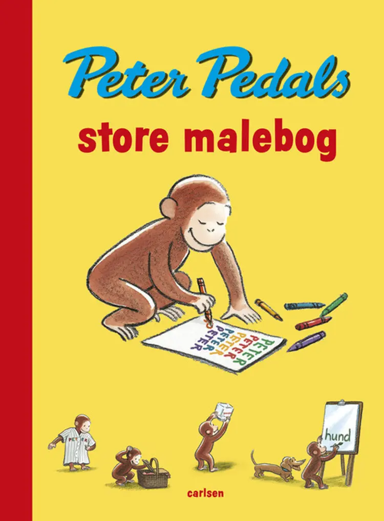 Peter Pedals store malebog (kolli á 5 stk. - 49,95 pr. stk.) af H.A. Rey