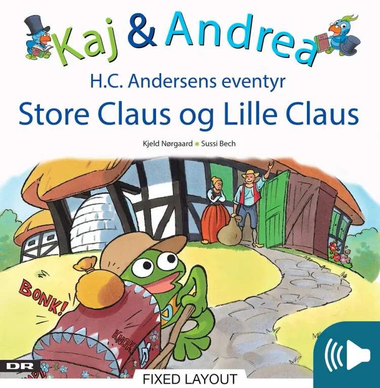 Store Claus og Lille Claus af Kjeld Nørgaard
