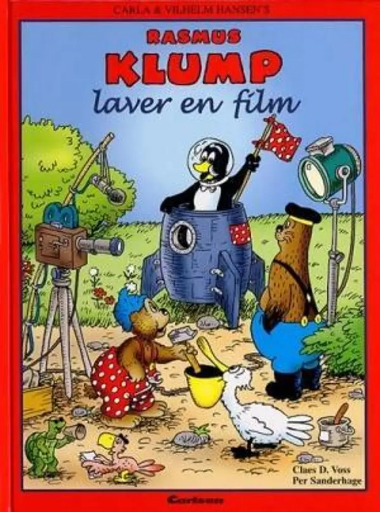 Rasmus Klump laver en film af Carla og Vilh. Hansen