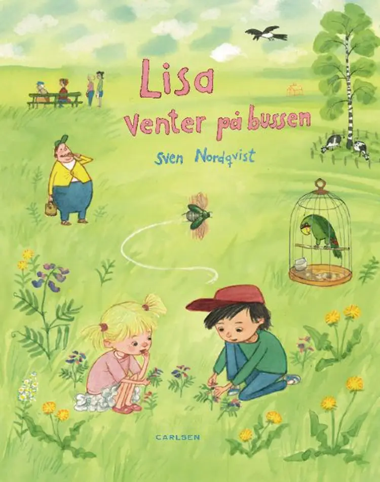 Lisa venter på bussen af Svend Nordqvist