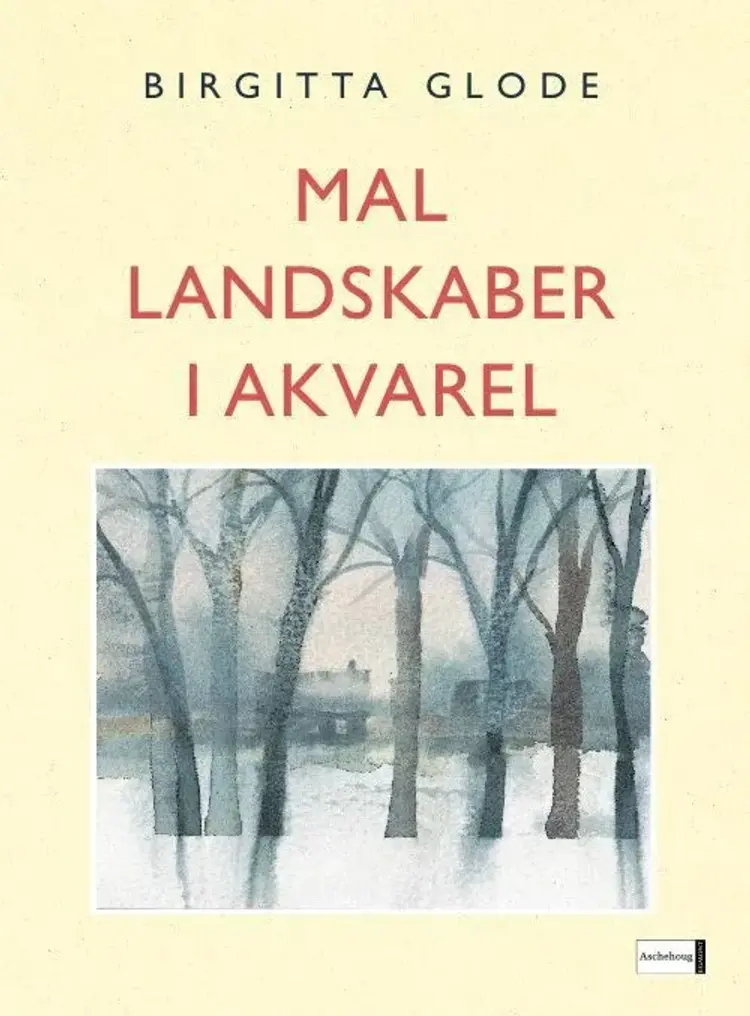 Mal landskaber i akvarel af Birgitta Glode