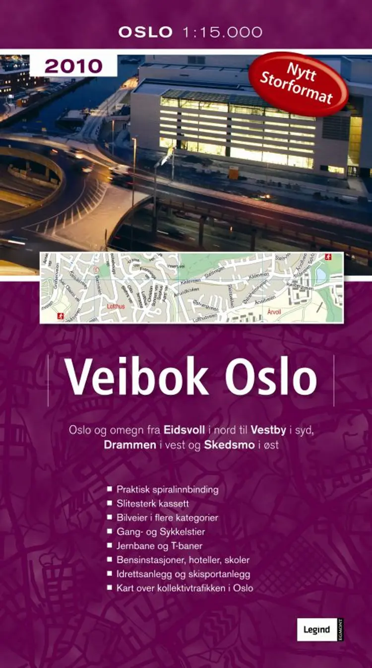 Færdselskort Oslo 2010 af Legind