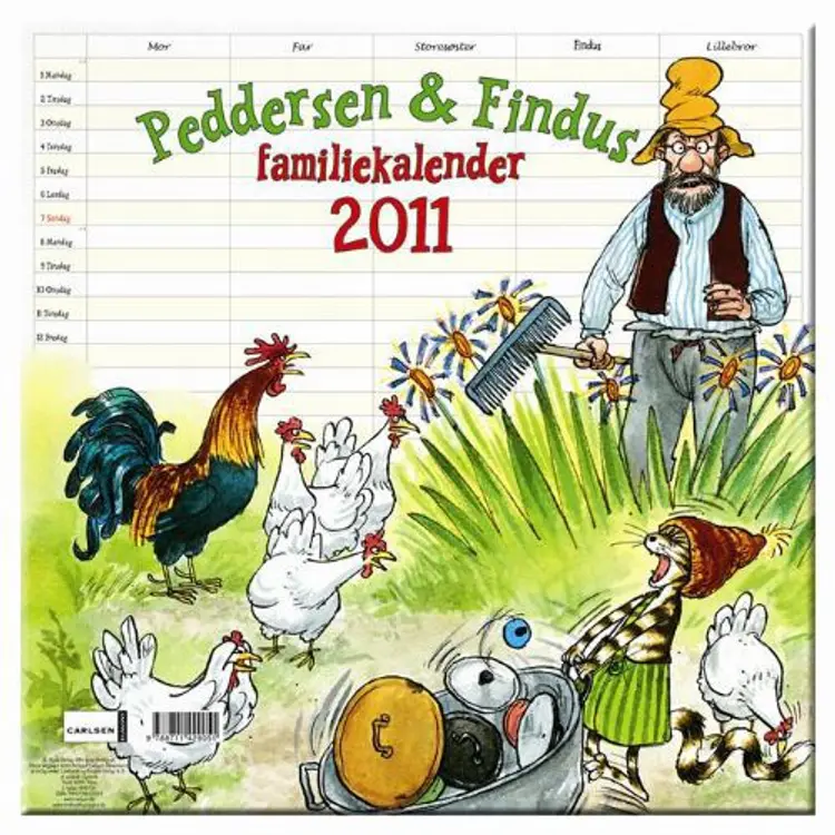 Peddersens Familiekalender 2011 af Sven Nordqvist