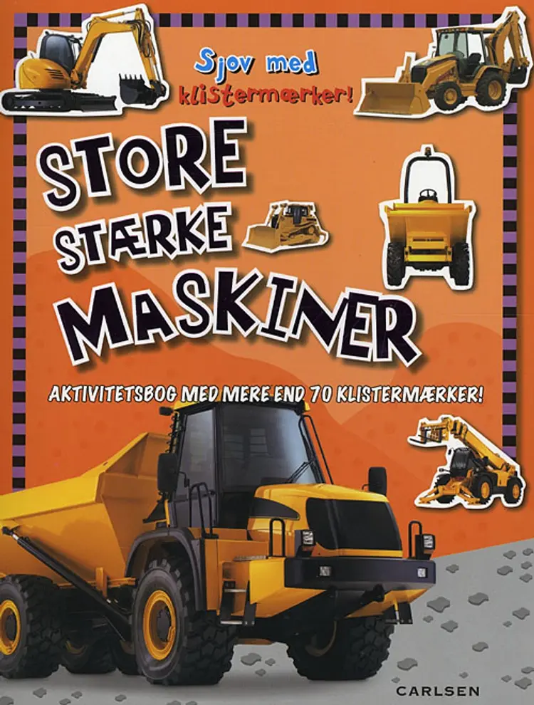 Sjov med klistermærker: Store stærke maskiner (min. 6 stk) 