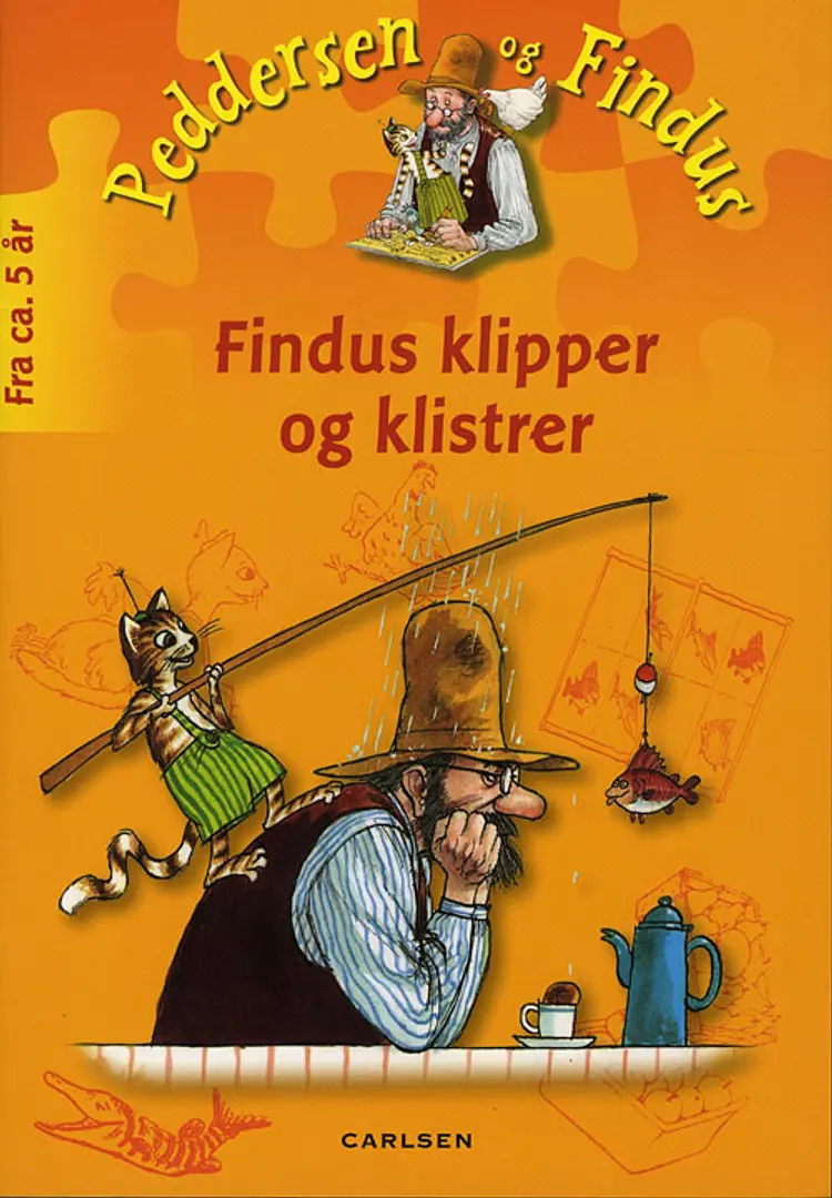 Findus klipper og klistrer af Bettina Abel