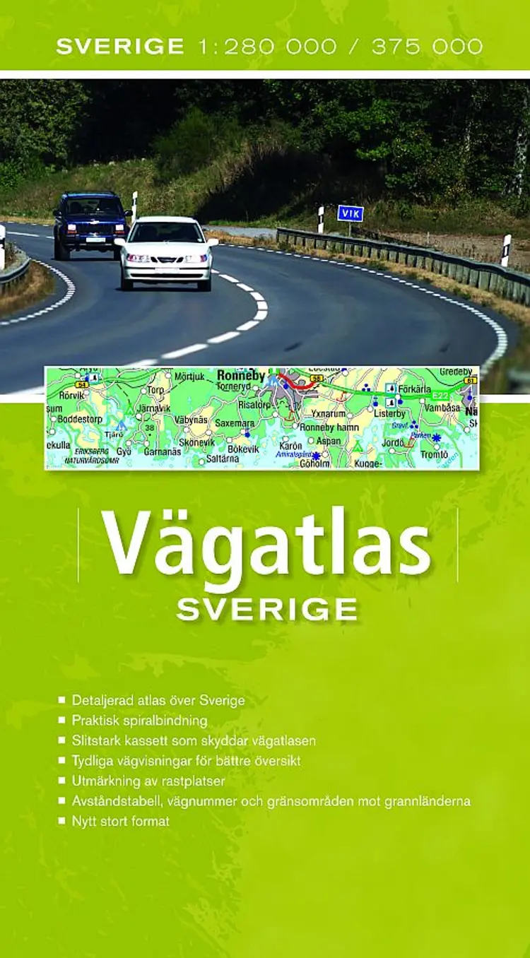 Færdselskort Sverige af Legind
