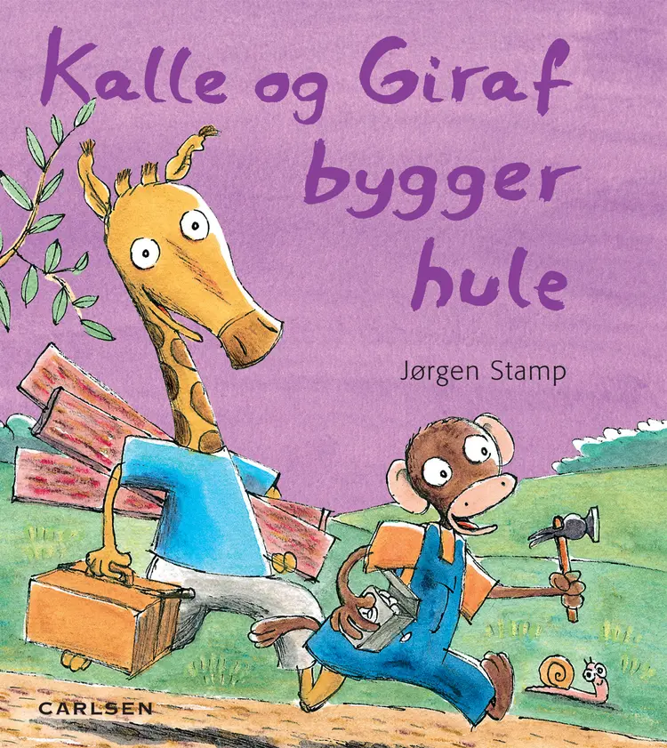 Kalle og Giraf bygger hule af Jørgen Stamp
