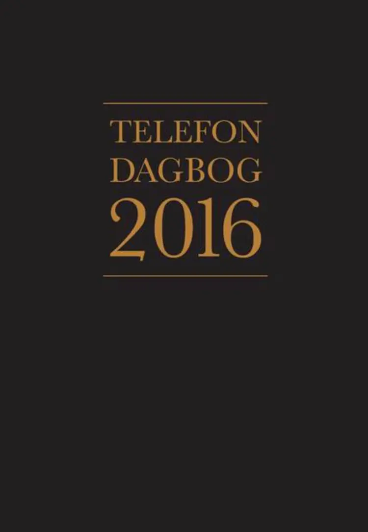 Telefondagbog 2016 af Ringhof