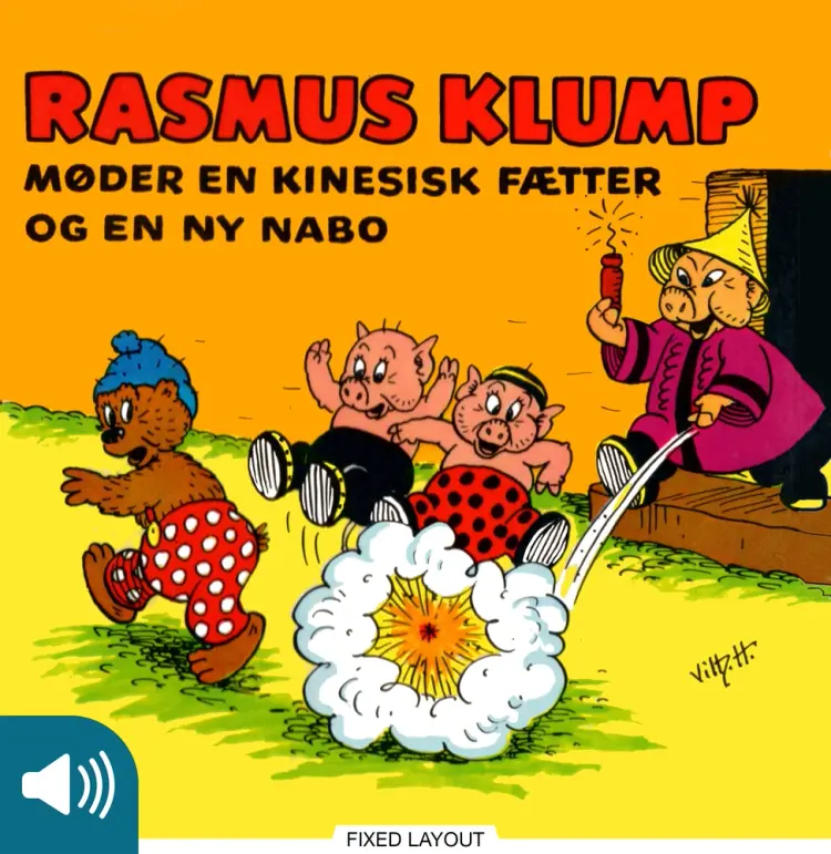 Rasmus Klump møder en kinesisk fætter af Carla og Vilh. Hansen