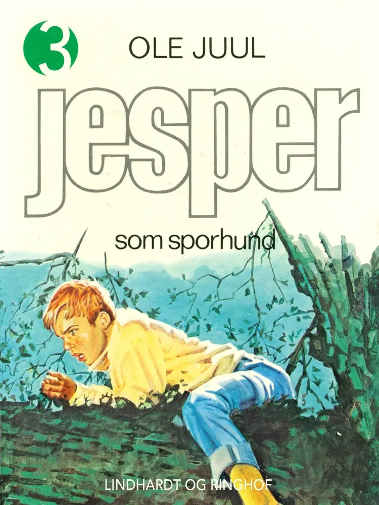 Jesper som sporhund af Ole Juul