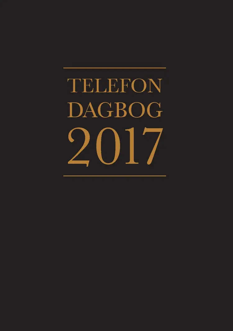 Telefondagbog 2017 af Ringhof
