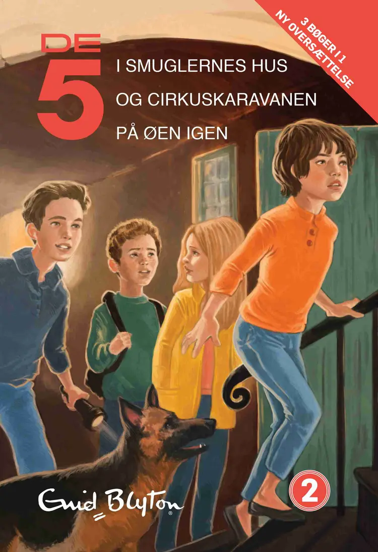 De 5, samlebind 2 af Enid Blyton