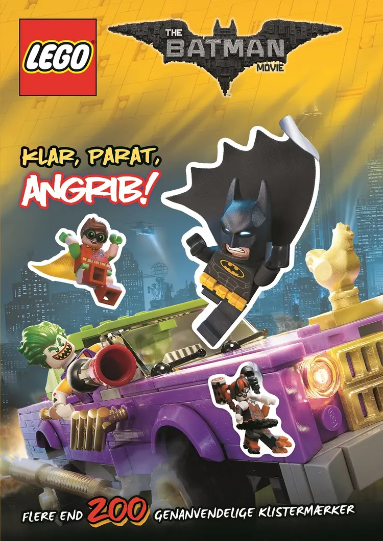 LEGO Batman: Klar, parat, angrib! - Aktivitetsbog med 200 flytbare klistermærker
