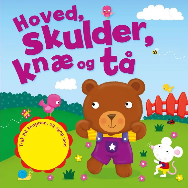 Hoved, skulder knæ og tå af .