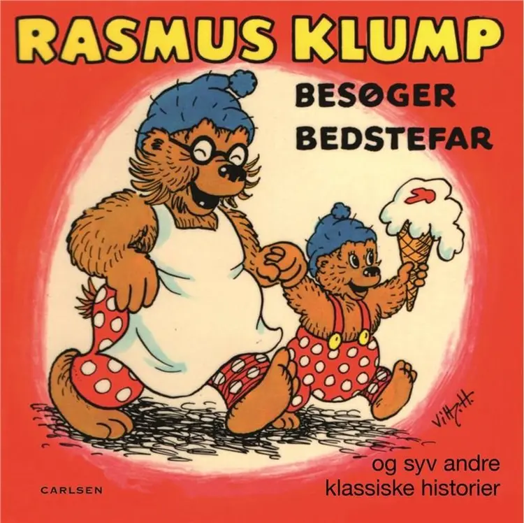 Rasmus Klump besøger bedstefar og syv andre historier af Carla og Vilhelm Hansen