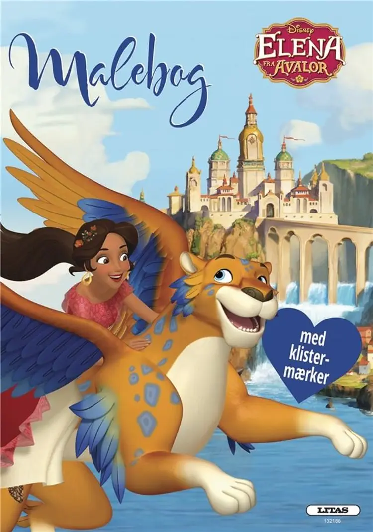 Elena fra Avalor - malebog med klistermærker ( kolli 6 ) af .