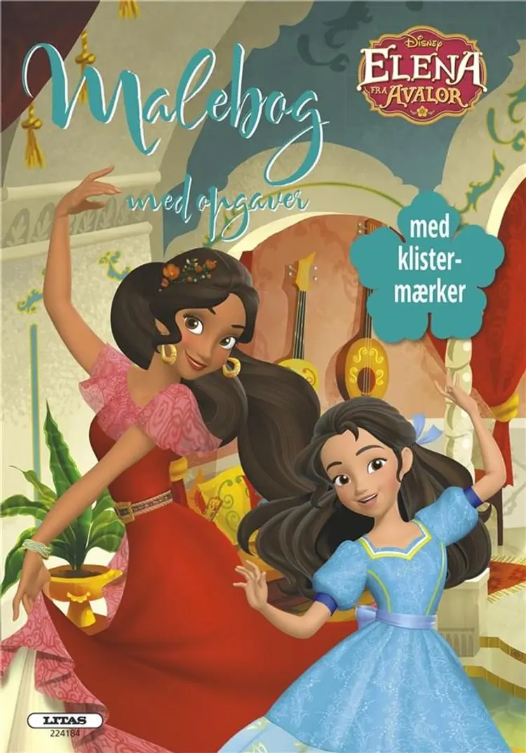 Elena fra Avalor - malebog med opgaver og klistermærker ( kolli 6 ) af .