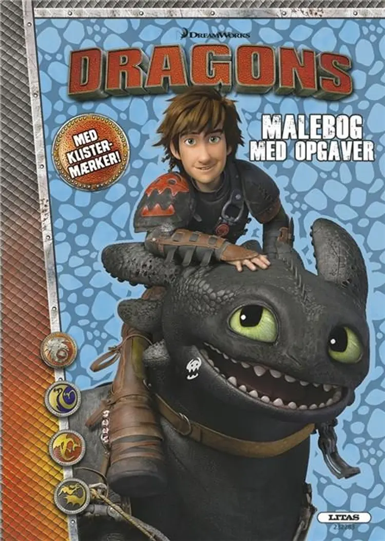 MALEBOG MED OPGAVER: DRAGONS ( kolli 6 ) af .