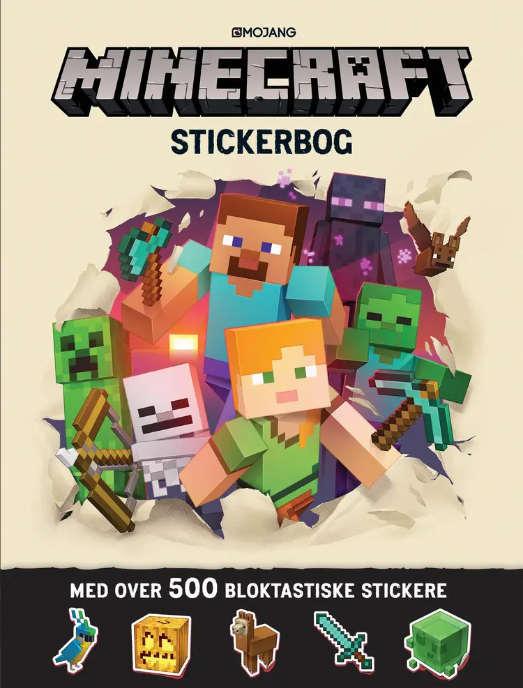 Minecraft - aktivitetsbog med klistermærker (kolli 6) af .