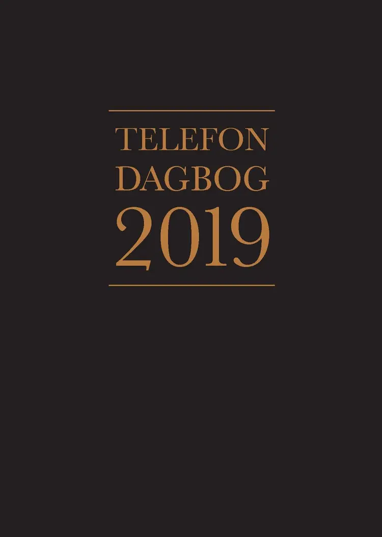 Telefondagbog 2019 af Ringhof