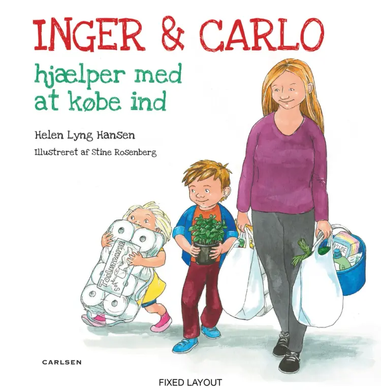 Inger & Carlo hjælper med at købe ind af Helen Lyng Hansen