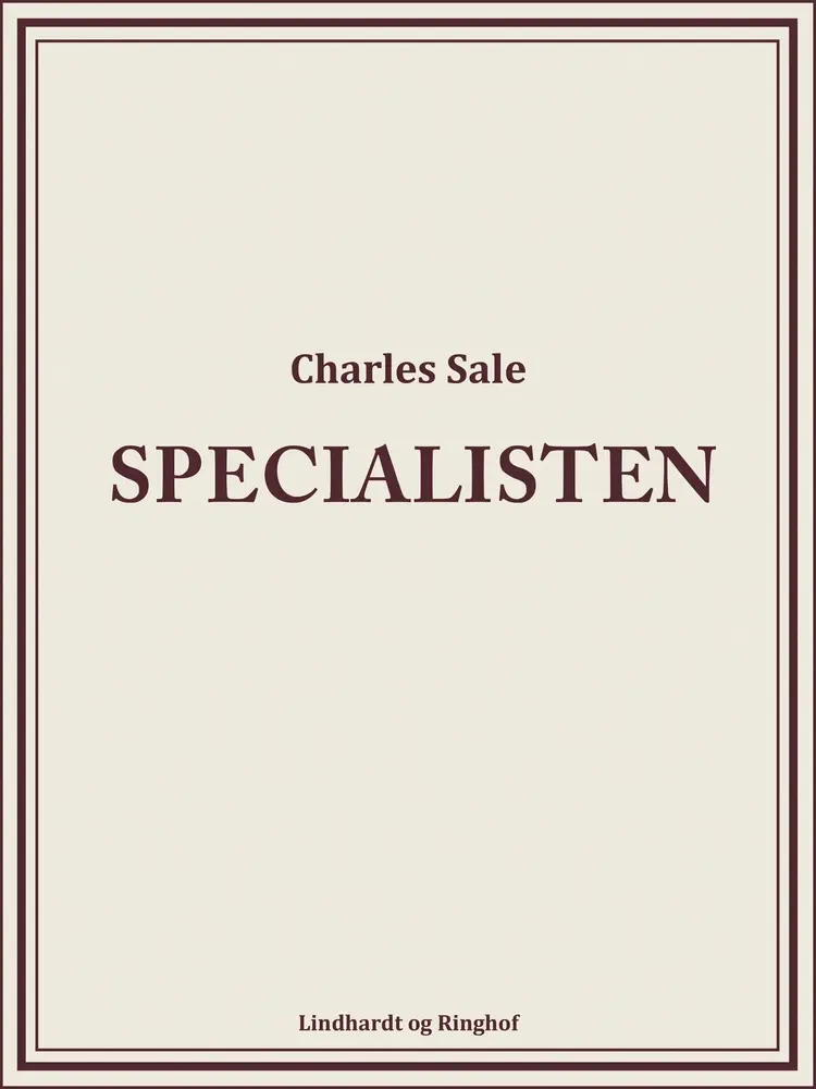 Specialisten af Charles Sale