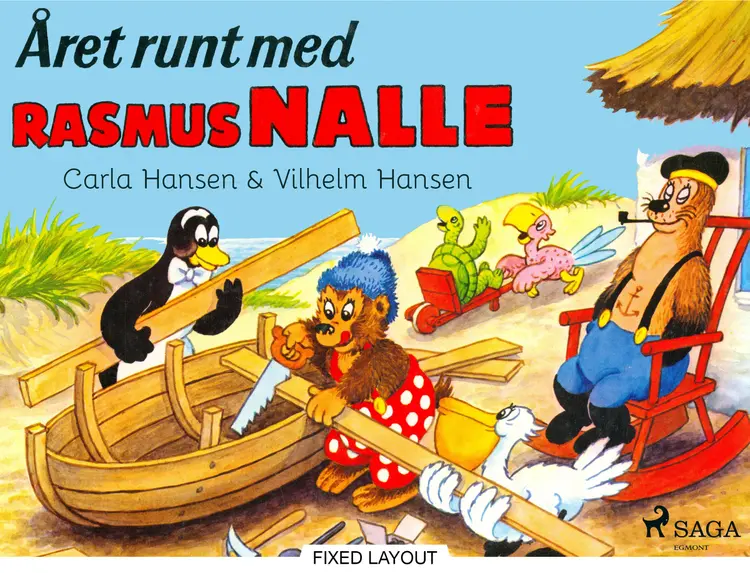 Året runt med Rasmus Nalle af Vilhelm Hansen