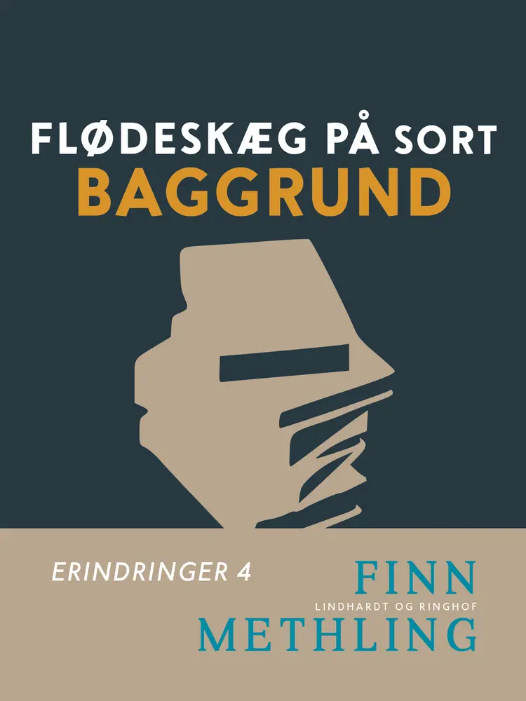 Flødeskæg på sort baggrund af Finn Methling