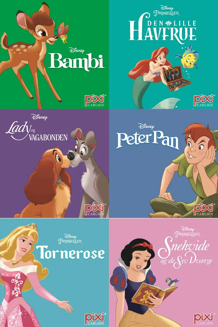 Pixi®-serie 134: Disney-klassikere #1 (kolli 48) af Disney