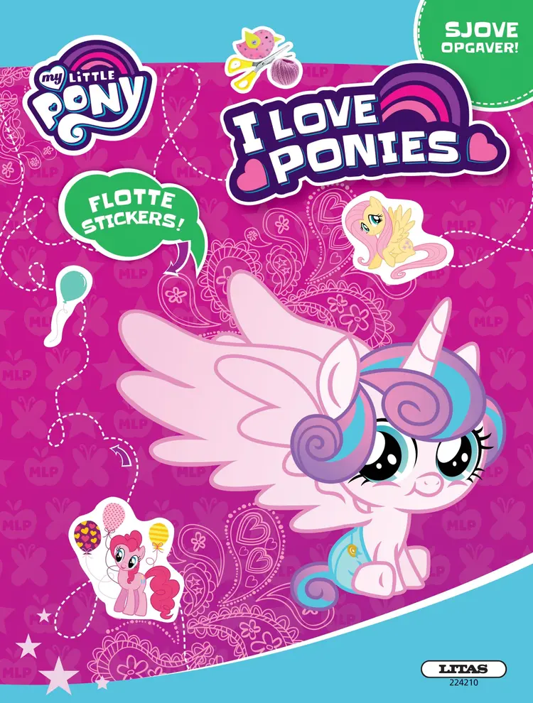 My little pony: Malebog og opgaver (kolli 6) af .