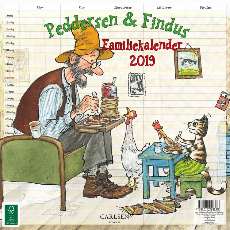 Peddersen familiekalender 2019 af .