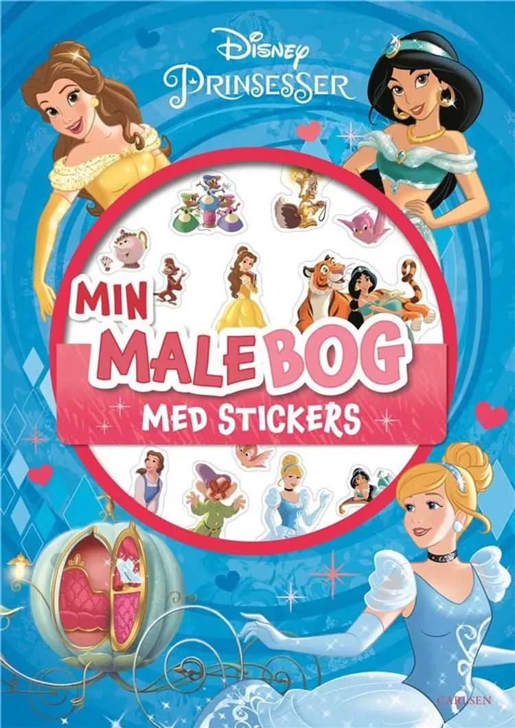 Disney Prinsesser: Malebog med klistermærker (kolli 6) af Disney