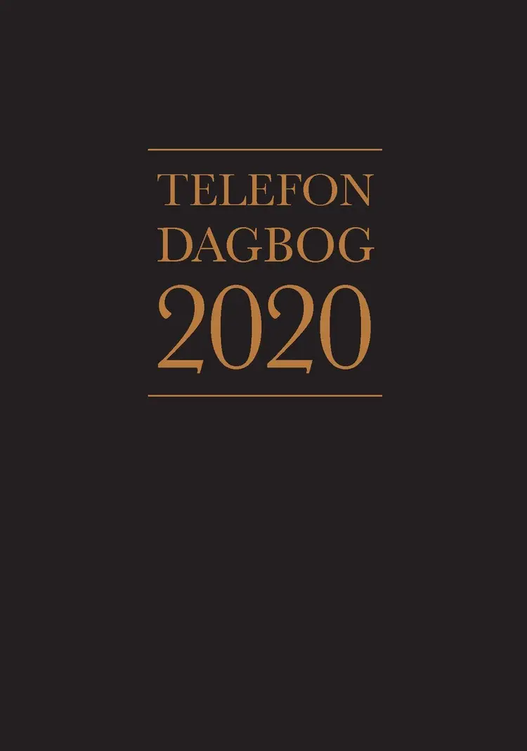 Telefondagbog 2020 af Ringhof