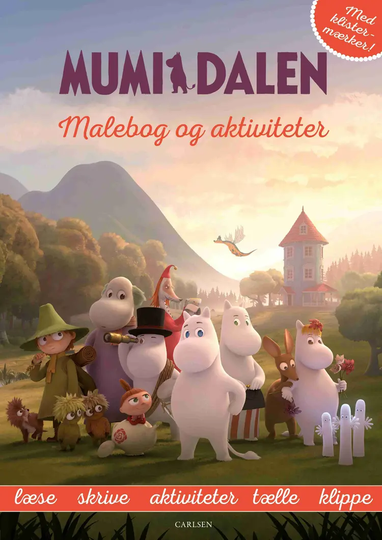 Mumidalen - malebog og akiviteter med klistermærker (kolli 6) af .