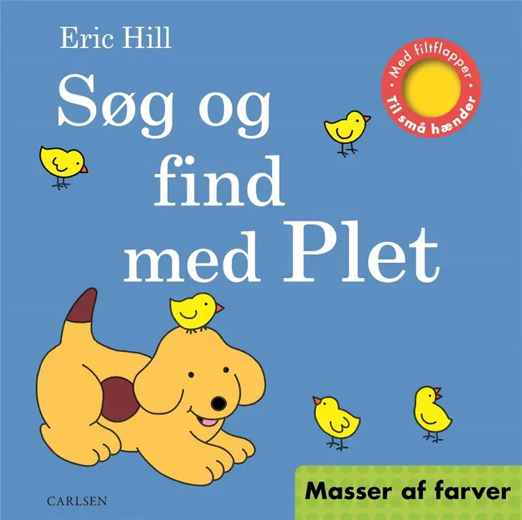 Søg og find med Plet - Masser af farver af Eric Hill