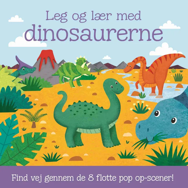 Leg og lær med dinosaurerne - med 8 pop op-scener af .
