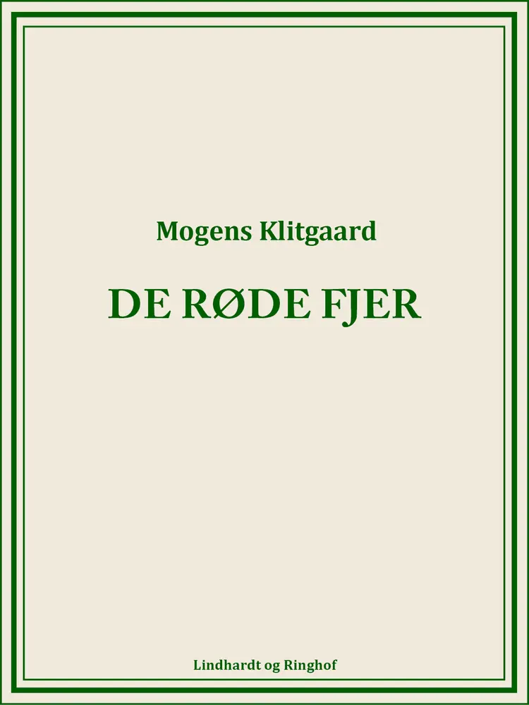 De røde fjer af Mogens Klitgaard